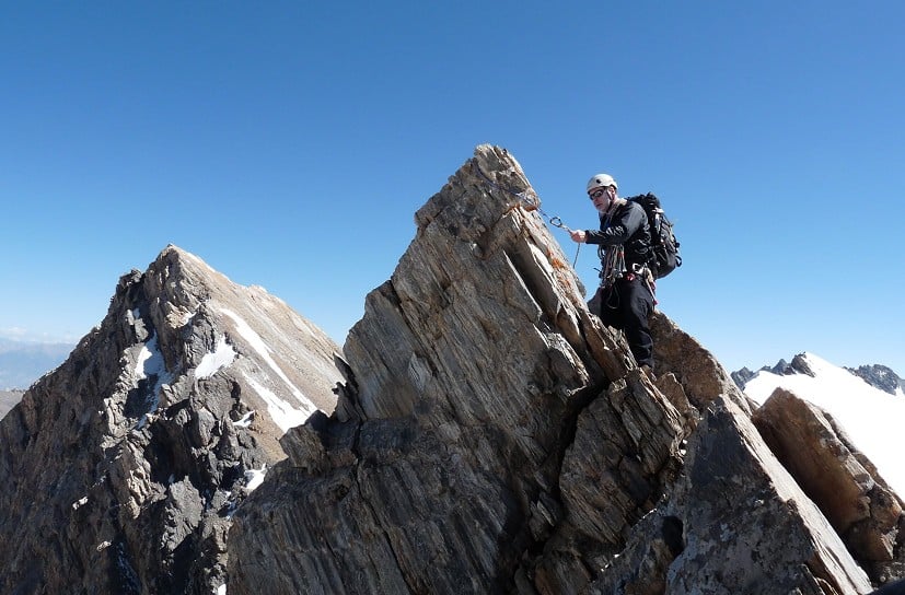 Climbing virgin summits in Kyrgyzstan.  © Stephen Taylor