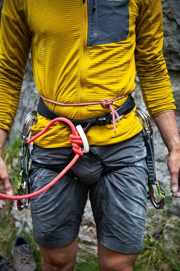 Black Diamond's 'Infinity Belay Loop' has trickled down from the airNET to the Zone  © UKC Gear