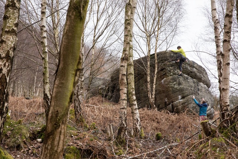 The restrictive cut on the Zawn doesn't make them ideal for high steps  © UKC Gear