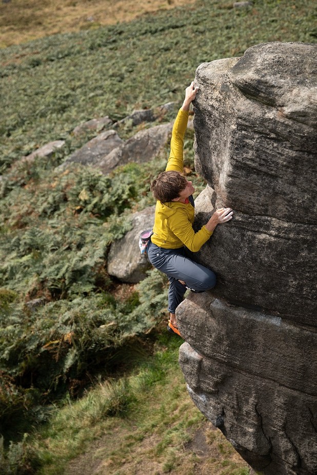 The Lumiko is just as at home bouldering...  © UKC Gear