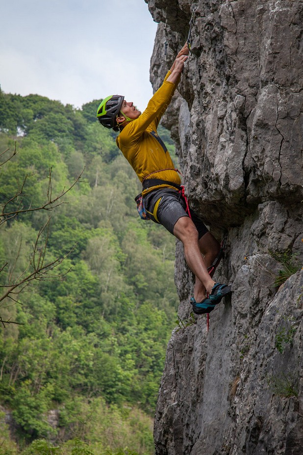 The author and his abnormally large legs in the Inception Shots  © UKC Gear