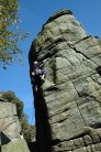 Ian on Spiral Route, the Rivelin Needle