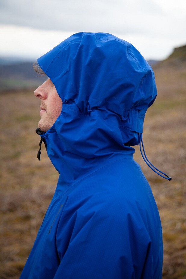 A decent sized helmet-compatible hood is great on a lightweight jacket  © UKC Gear