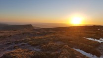 Sunset in the Western Fans, Brecon Beacons