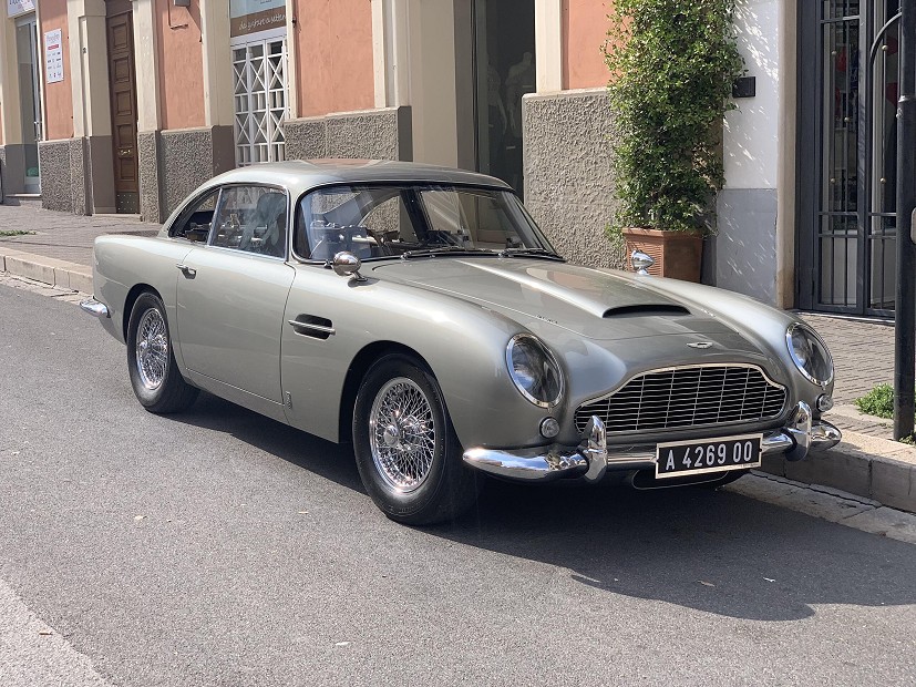 Checking out Bond's car.  © Charlie Woodburn
