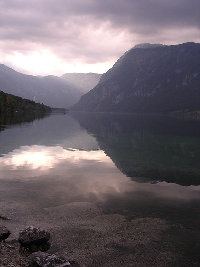 Lake Bohinj in the Triglav national park, Slovenia  © hardon
