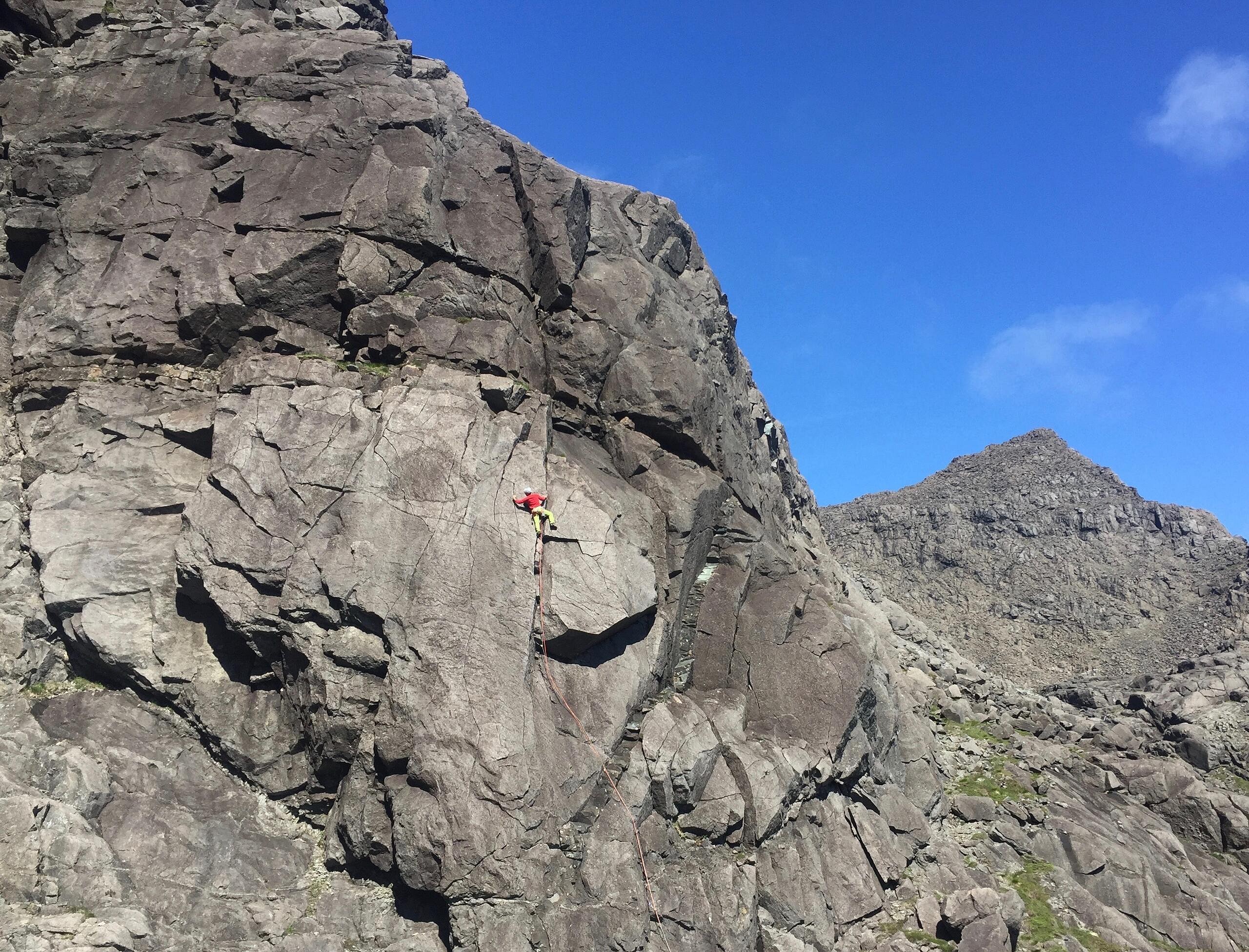 New routing in Coire a Ghrunnda  © Colin Moody