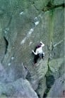 Justin? on Thing on a Spring? (E6 7a?) at Roaches Lower Tier