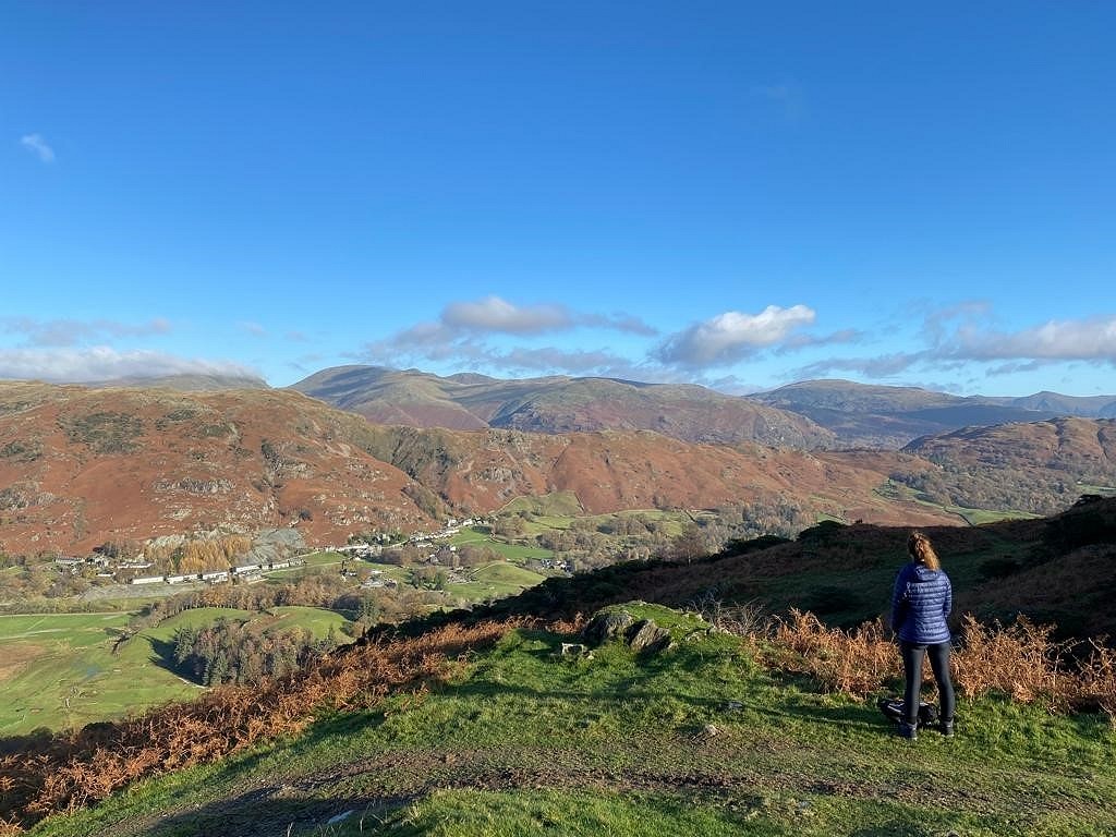 Looking out over Langdale  © Jess Hodkinson
