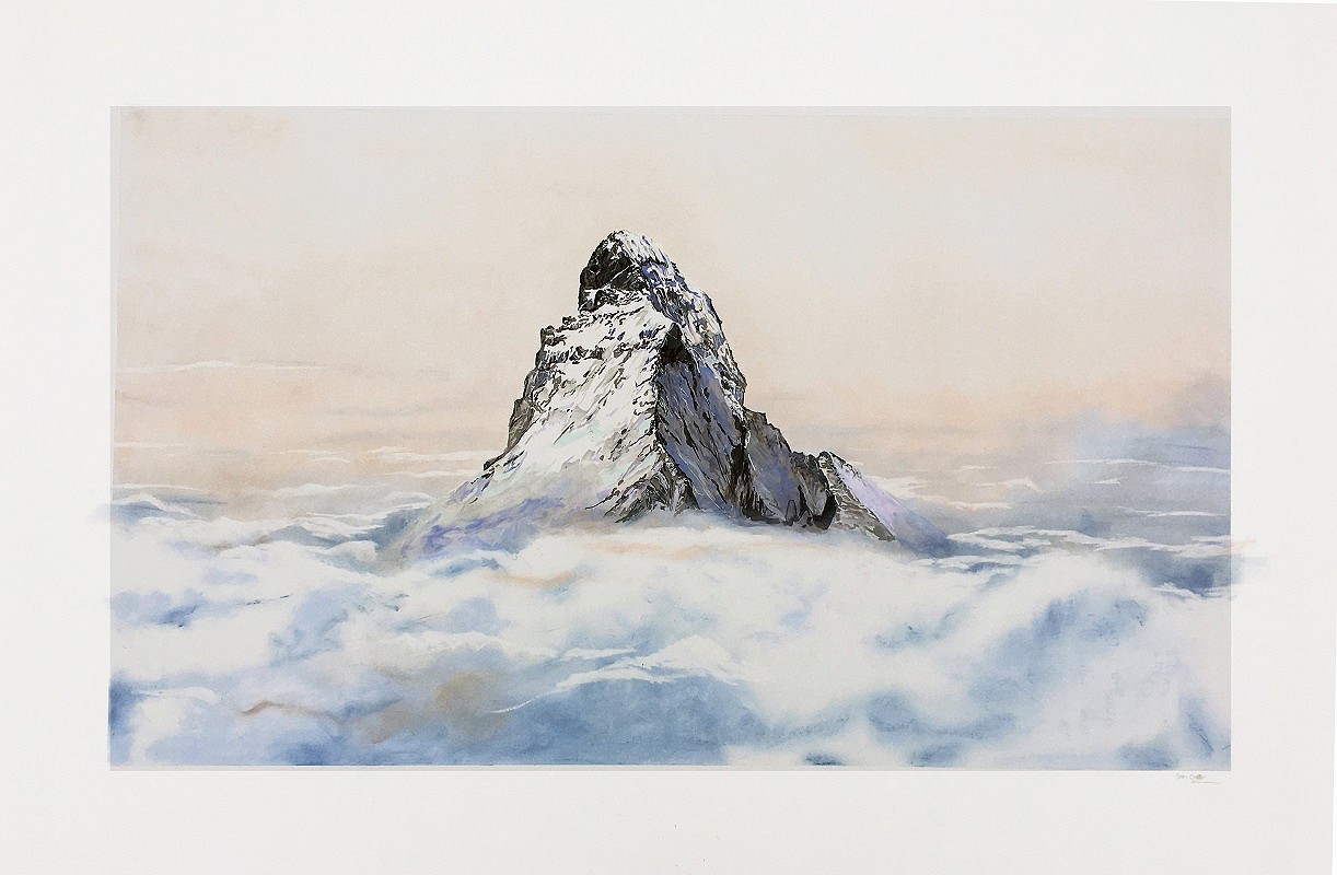 The Matterhorn rides a sea of cloud  © Sam Gare