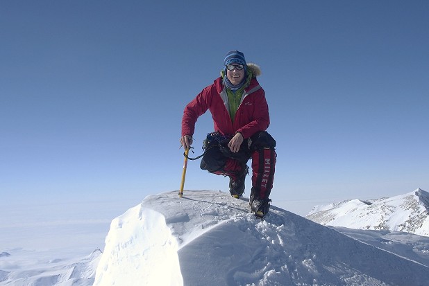 On top of Mount Vinson, Antarctica  © Zac Poulton collection