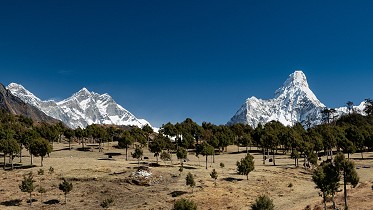 Ama Dablam from Kunde  © Rick Asher