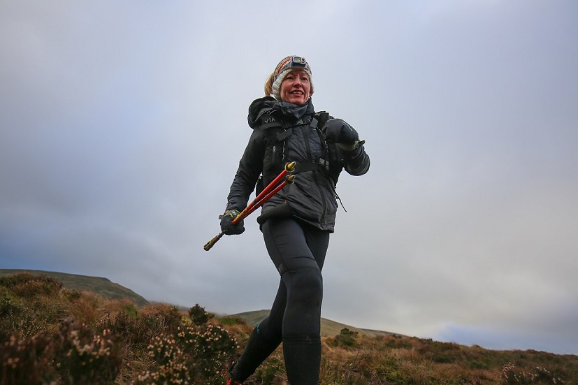 "If I'd taken my foot of the gas or slept for too long Elaine would definitely have overtaken me"  © Montane Spine Race