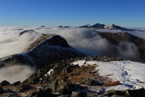 Cloud rolling into the valley from Stob Dearg, Buachaille Etive Mor.