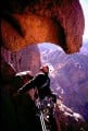 Looking for a way through the overhangs (Sinai)<br>© Gripped