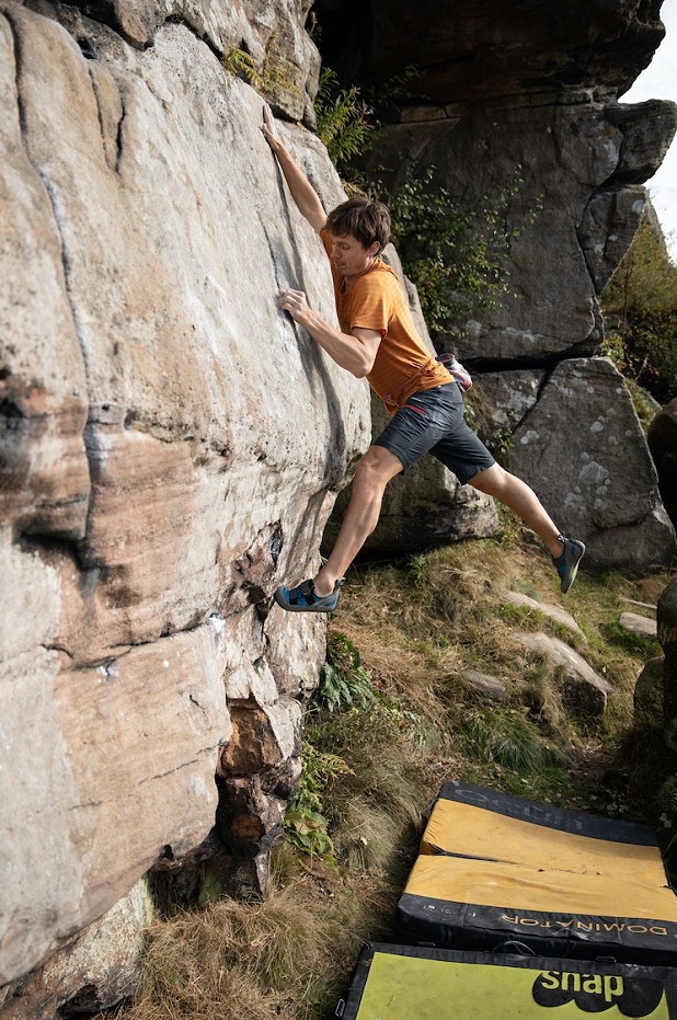 But there's nothing stopping you taking them onto real rock (here the Beta Eco)  © UKC Gear