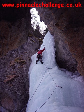 Simon leading Holiday on Ice (Celliac from memory?) Ecrin Massif, France.