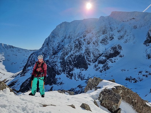 All that is needed in life is Ben Nevis in winter on a day like this.  © Lanah Dunsmuir
