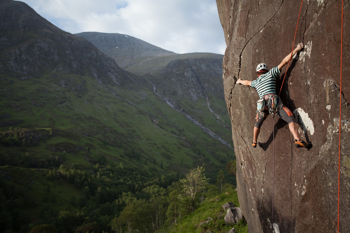 Just a Little Tease in Glen Nevis isn't the sort of route that the Vertix 2 was designed for  © Penny Orr