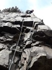Gus Loudon on Overhanging Crack
