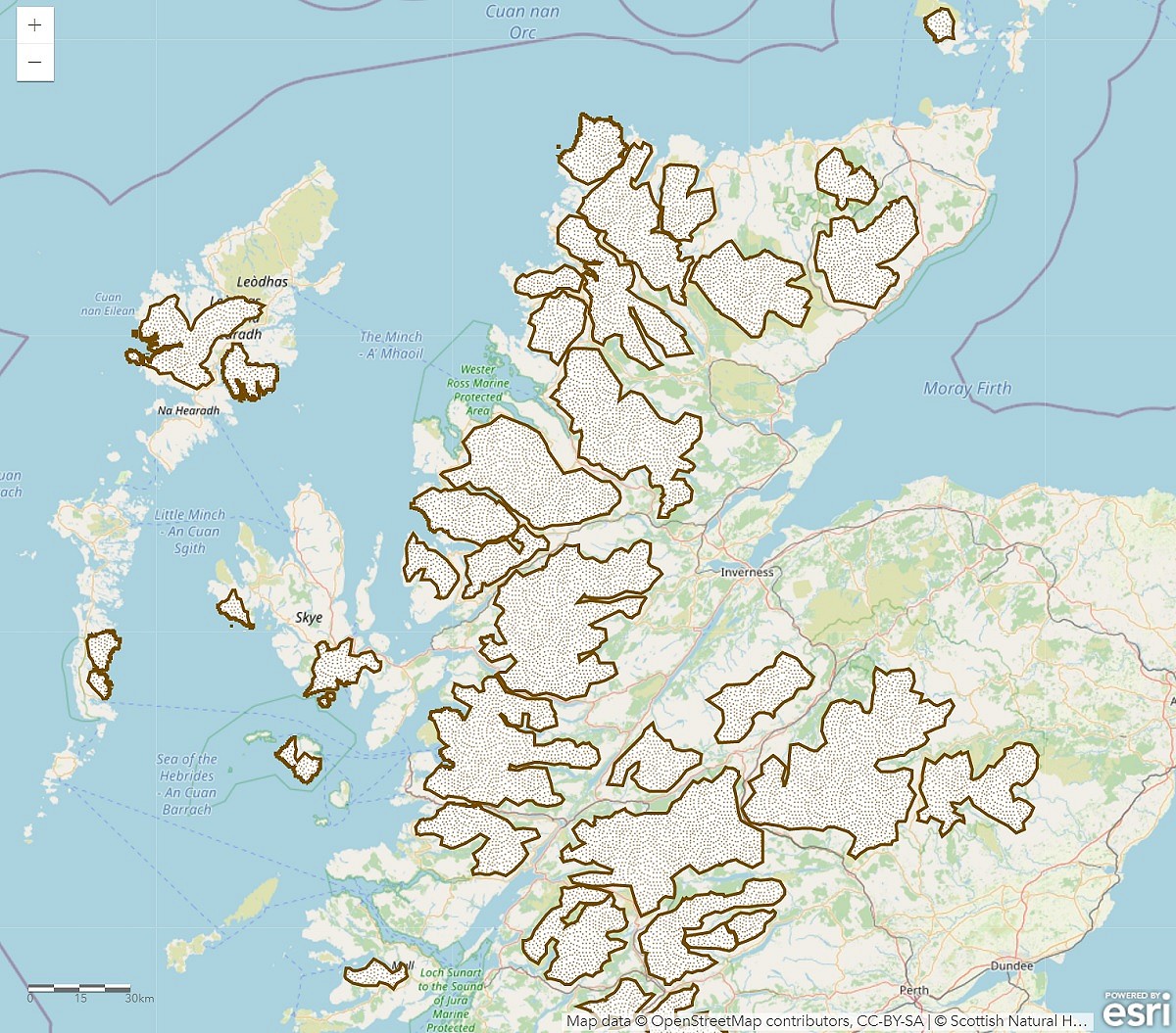 Wild Land Areas have been mapped, but are not a statutory designation. Might they be abandoned or watered down?  © NatureScot