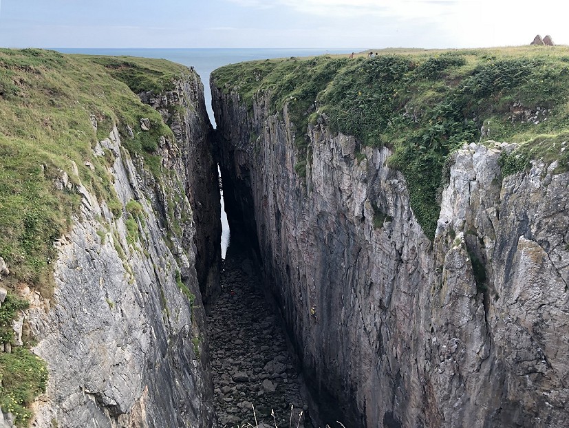 Some of Wales' greatest sea cliff climbing and coastal walking is subject to MOD restrictions   © Dan Bailey