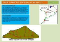 Original Ecki Thump topo, from Mike Gale and co.'s 'Bouldering Near Aviemore' online guide.