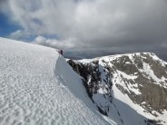 Topping out on Green Gully