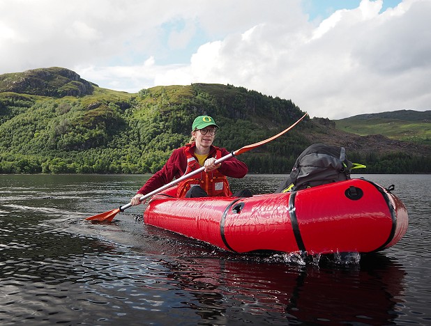 Setting out from Slattadale for a packraft tour of Loch Maree and Fionn Loch  © Robert Taylor