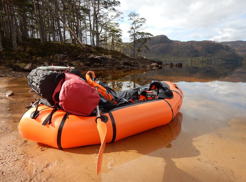 Packraft, loaded up and ready to go  © Robert Taylor