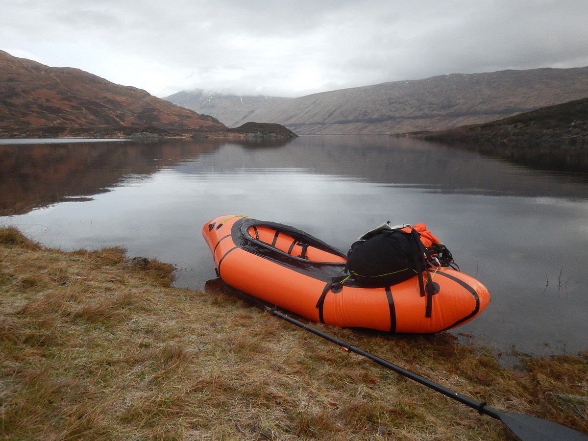 Ready to paddle the length of Loch Treig, day two of a three-day Fort William to Dalwhinnie trip  © Robert Taylor