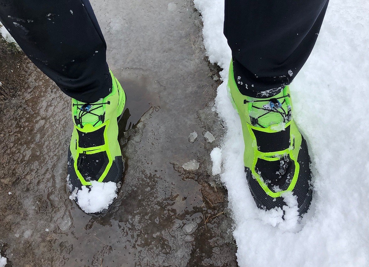 In mud, wet snow, and puddles, there's a lot to be said for the Gore-Tex lining  © Dan Bailey