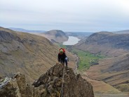 Great views from the top!! A couple of tricky moves but really nice ridge