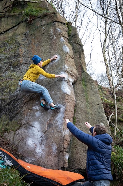 The chalk wasn't ours and we tried to clean it up afterwards - promise!!!  © UKC Gear