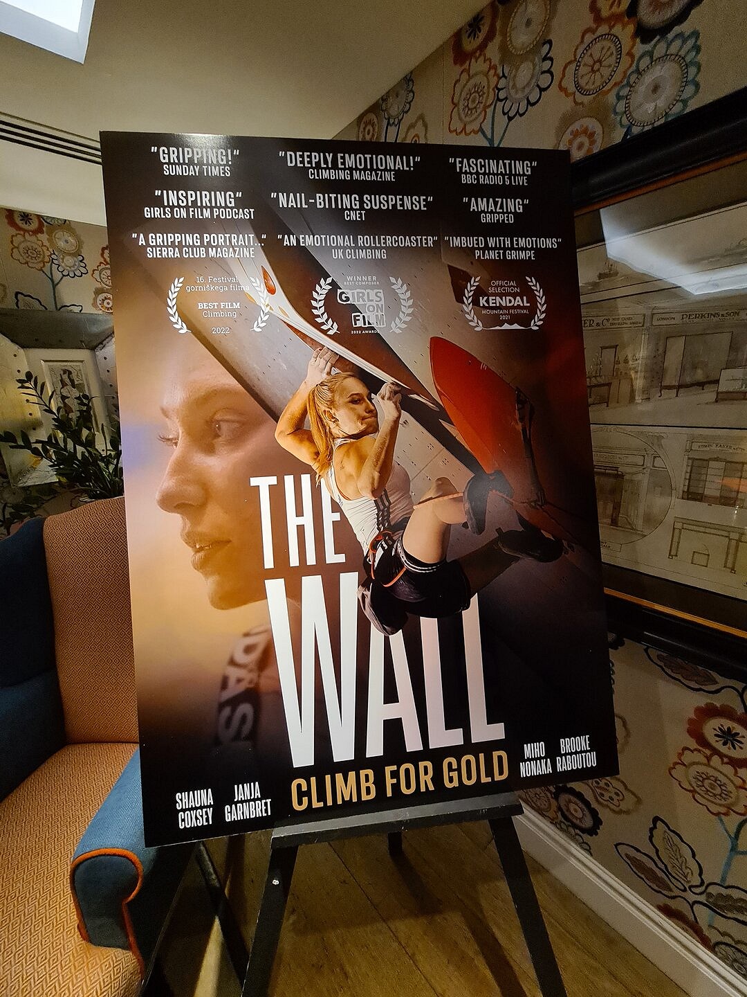 The Wall: Climb for Gold.  © Natalie Berry