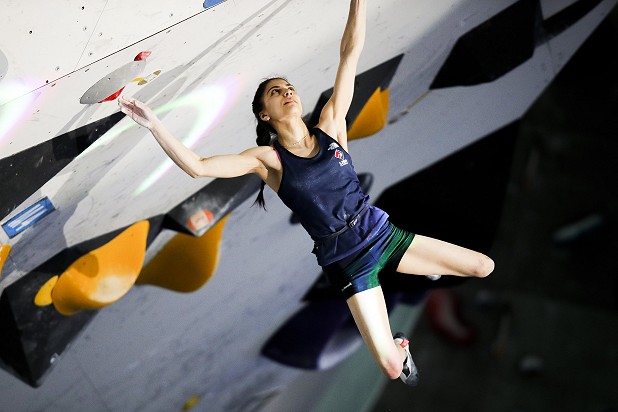 Natalia Grossman on form once again in Seoul.  © Dimitris Tosidis/IFSC