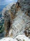 The mid section of the wonderful via ferrata Tomaselli