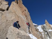 Cosmiques crux. Henry C on the route