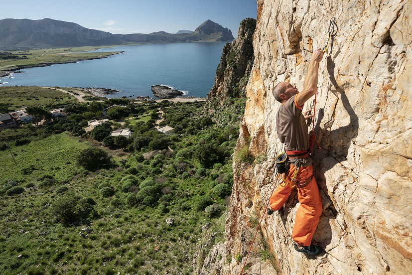 Sport climbing in San Vito Lo Capo.  © Massimo Cappuccio