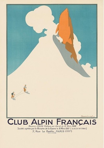 Poster for CAF (French Alpine Club)  © Samivel