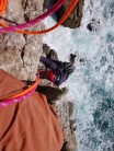 Seacliff climbing in Cornwall