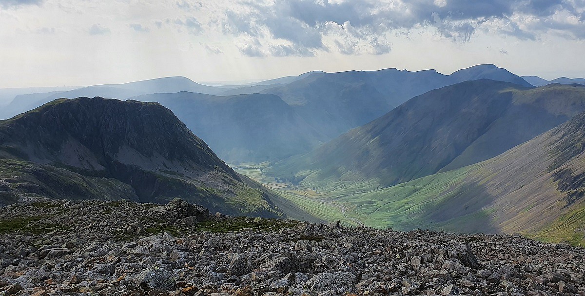 Lingmell and Wasdale from Great End  © Norman Hadley