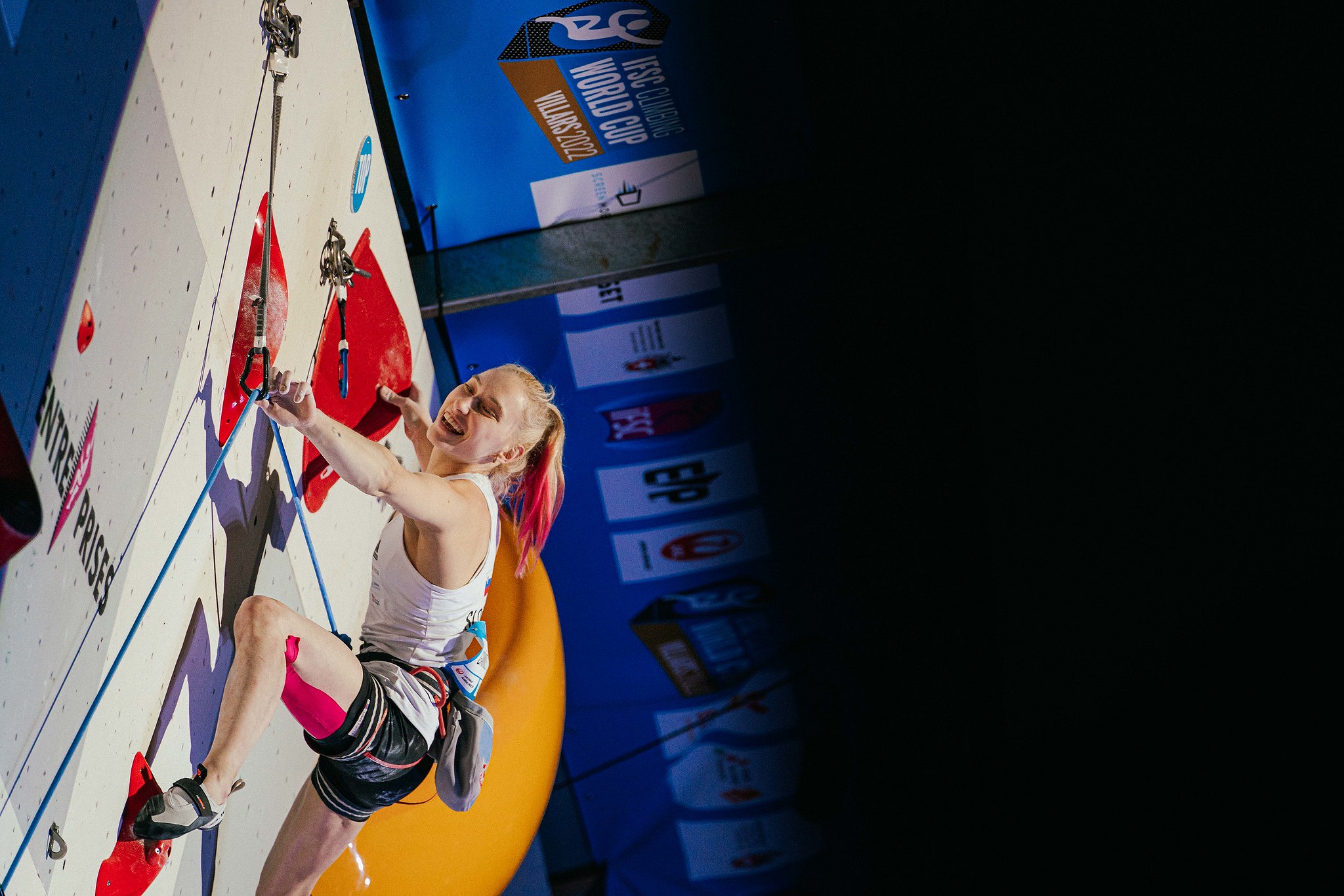 Janja Garnbret wins her 50th IFSC medal.  © Lena Drapella/IFSC