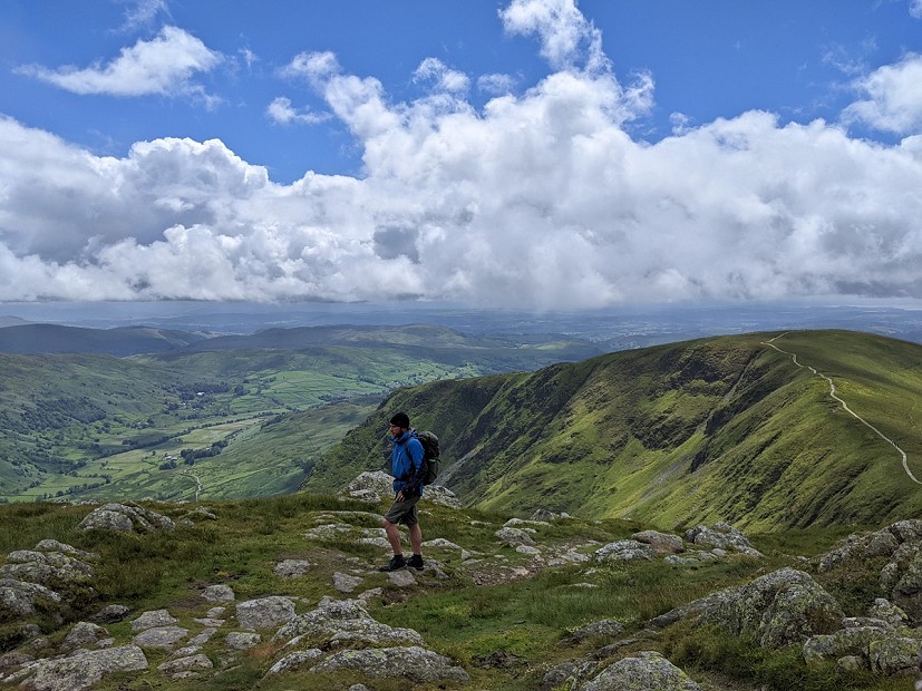 Near the summit of Ill Bell - already far from Kendal, but there's a lot further still to go  © Chris Scaife