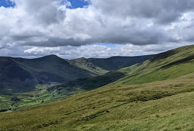 Looking back at the fells I've climbed from Shipman Knotts  © Chris Scaife