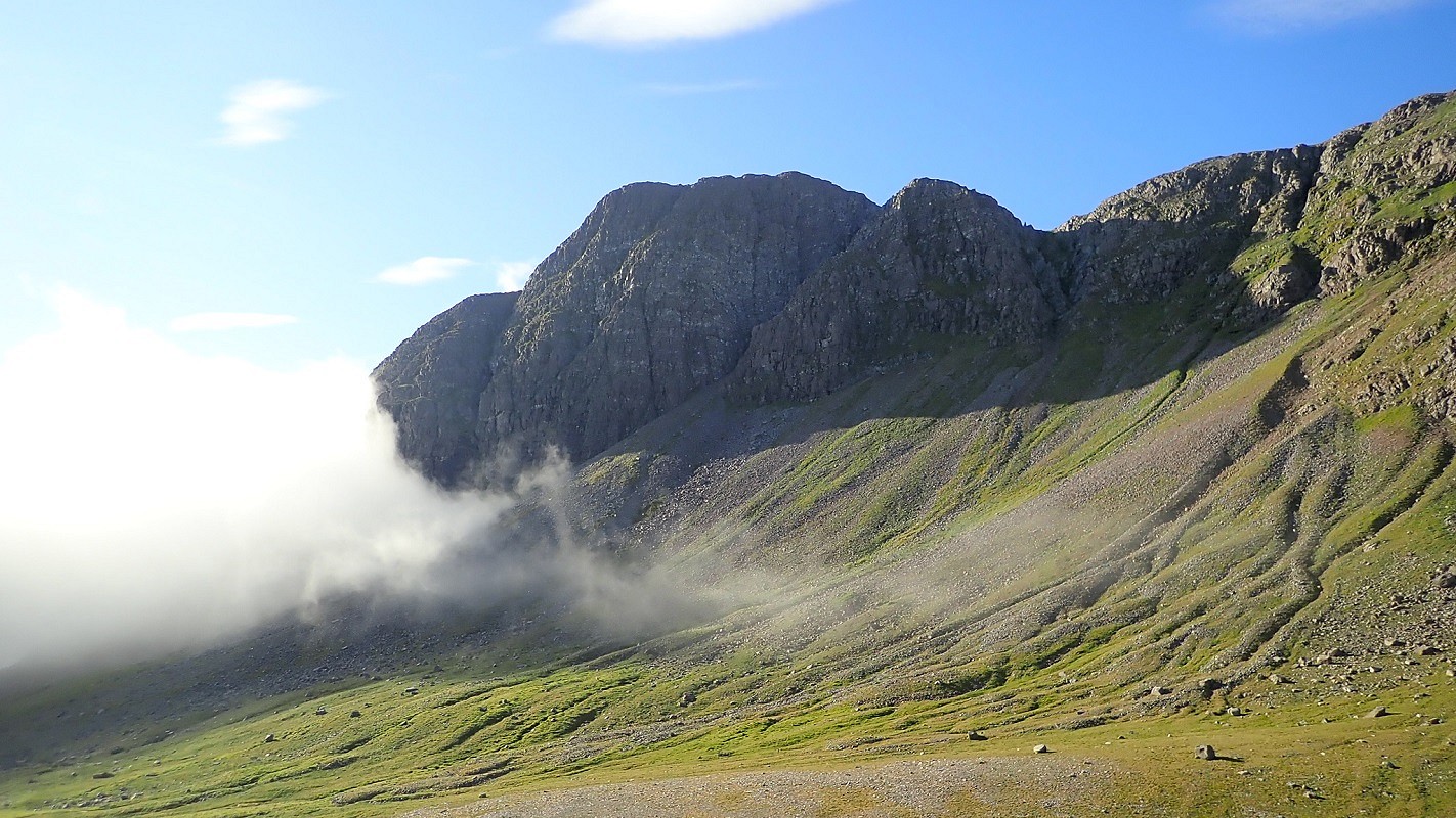 Mist starting to clear from Coire Lair  © Norman Hadley