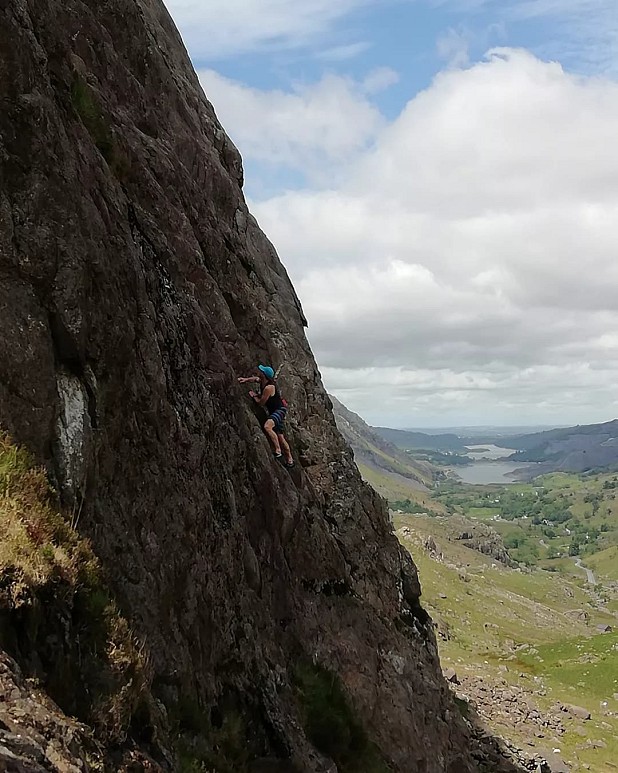 Rock-climbing in the English Lake District . is occasion it