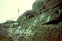 John climbing Pex Hill, 1964(?)