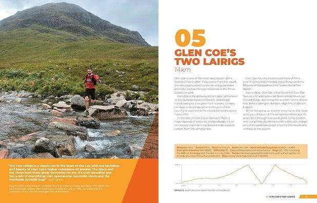 Running Adventures Scotland Sample Page  © Vertebrate Publishing