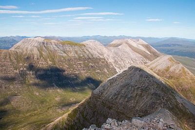 Looking east from Spidean a' Choire Leith  © Dan Bailey - UKHillwalking.com